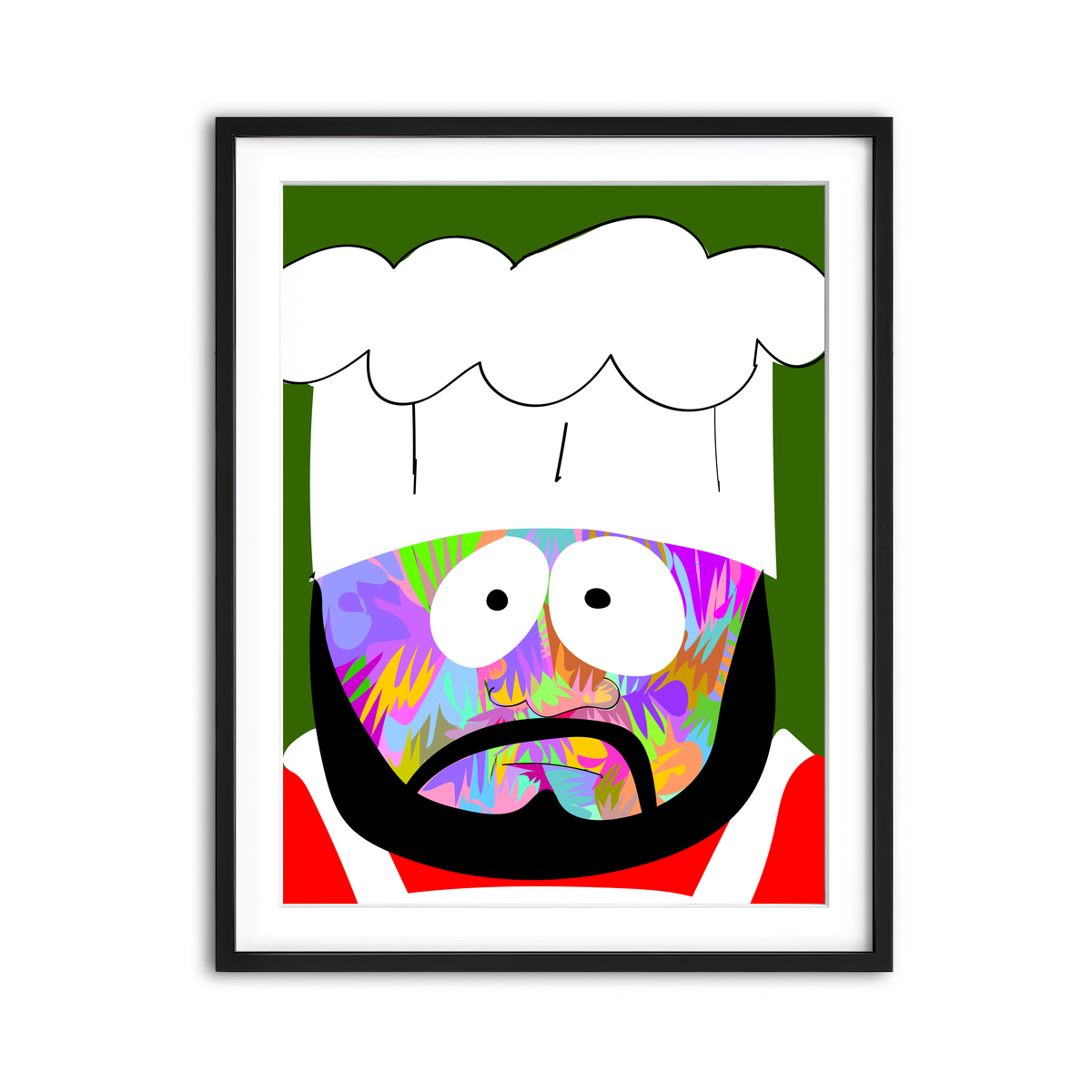 Framed Print 3x4 Black