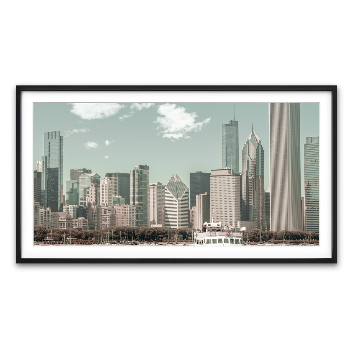 Framed Print 2x1 Black