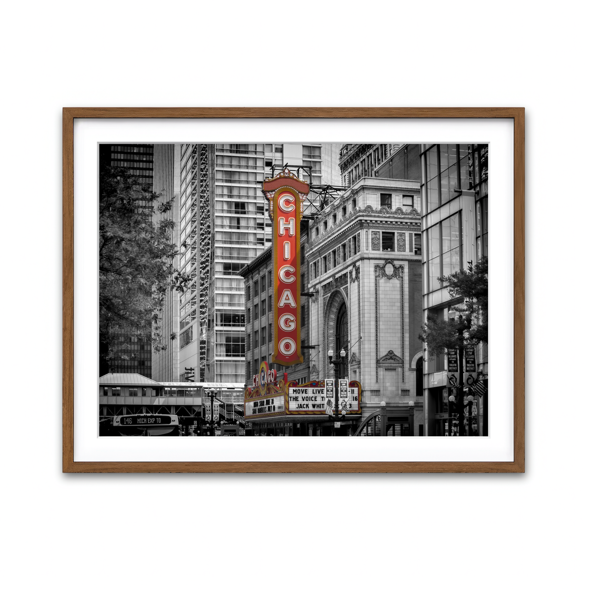 Framed Print 4x3 Walnut