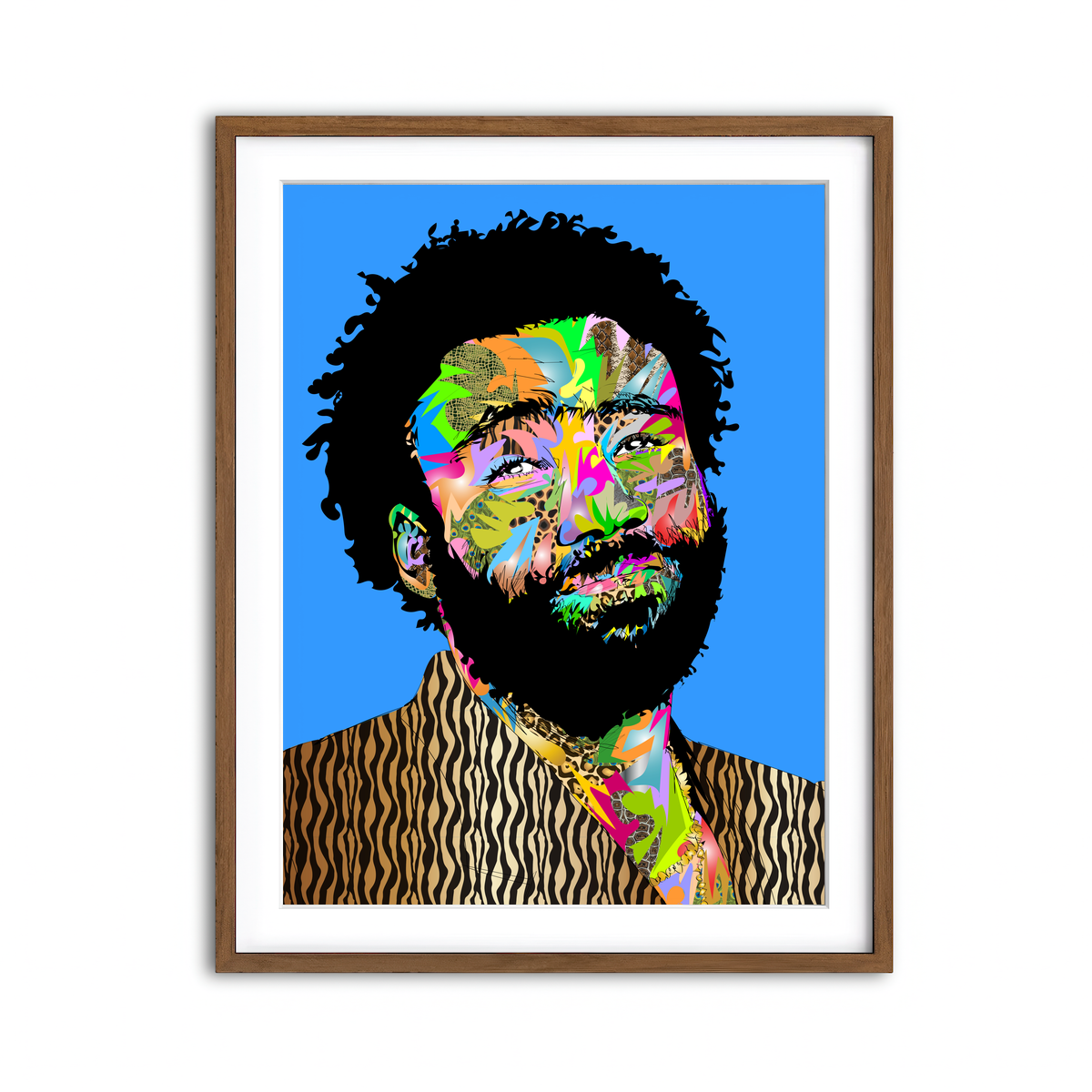 Framed Print 3x4 Walnut