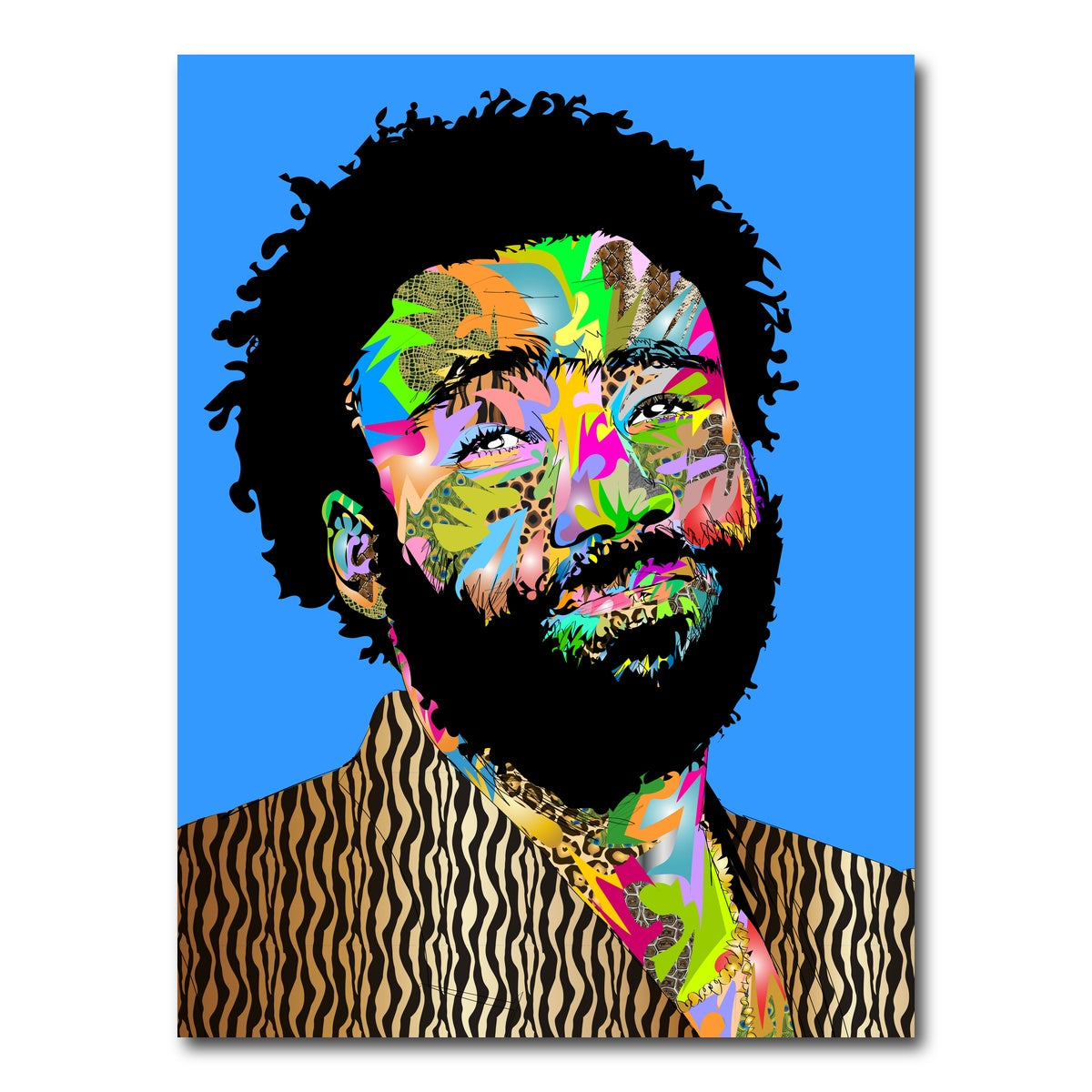 AUTO-MOCKUP WHITE | CHILDISH GAMBINO | 1 Piece | Gallery Wrap Canvas | group=3x4