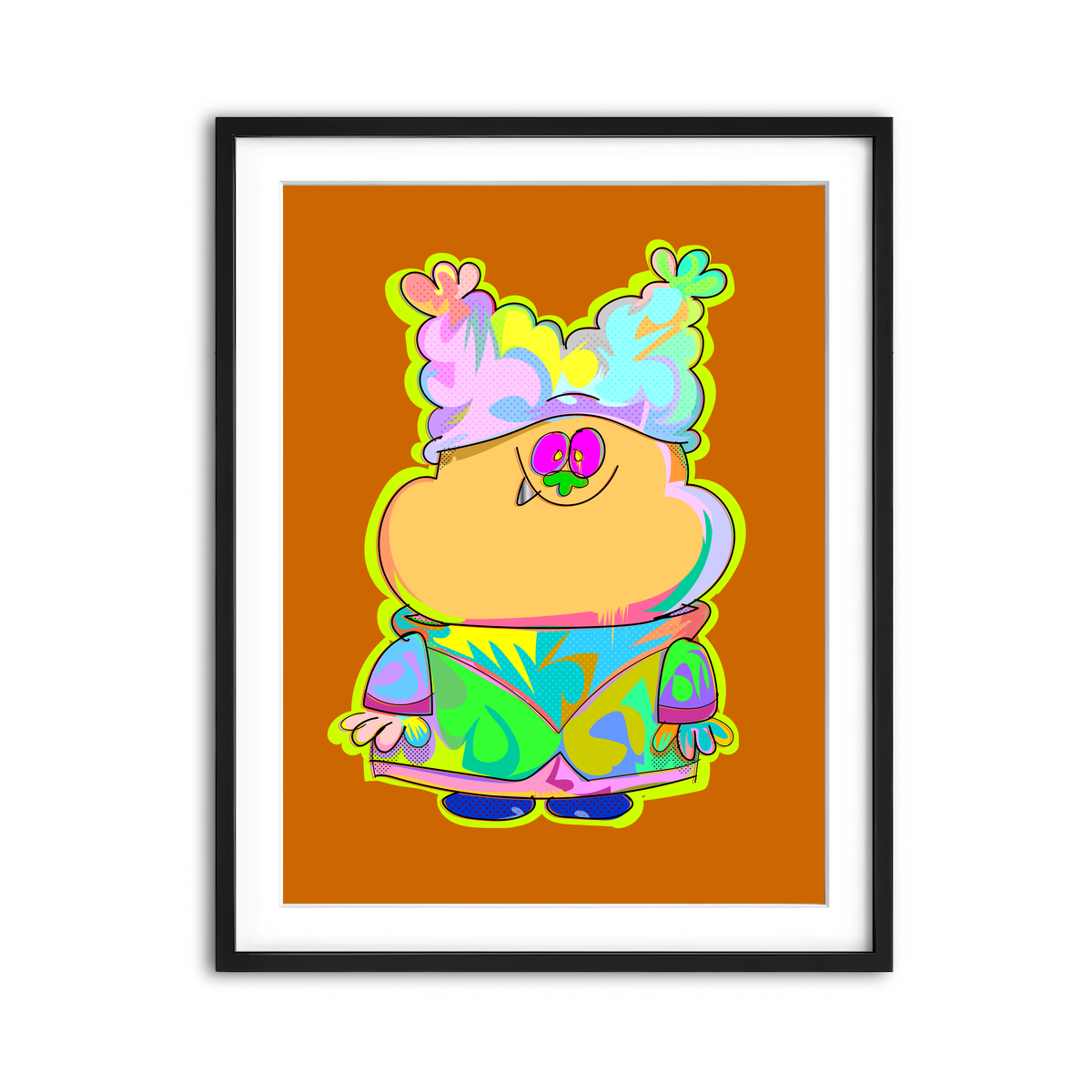 Framed Print 3x4 Black