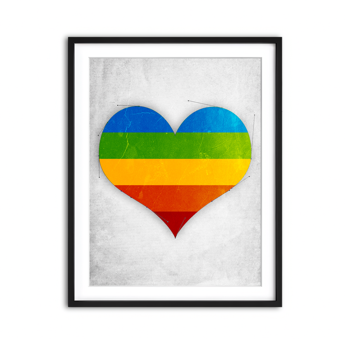 Framed Print 3x4 Black