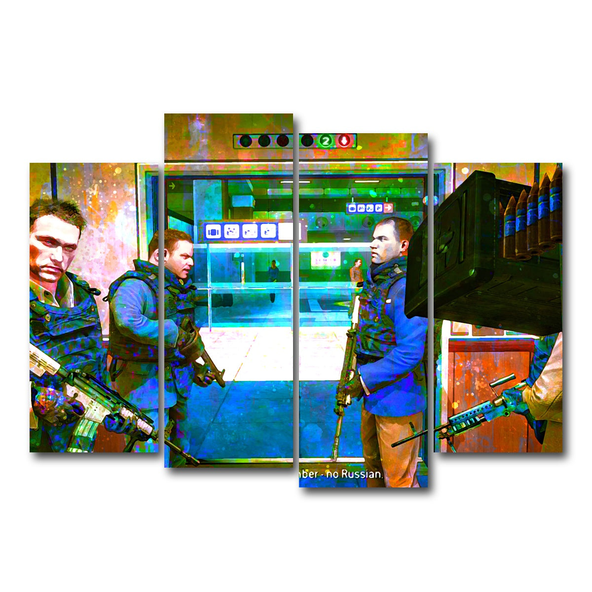 AUTO-MOCKUP WHITE | COD Elevator | 4 Piece | Gallery Wrap Canvas | group=4_normal