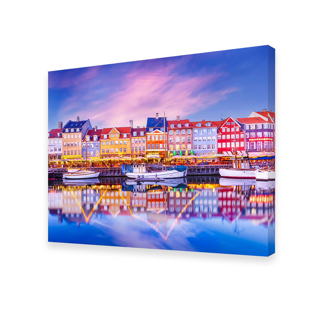 COPENHAGEN Nyhavn Idyllic Evening Impression Wall Art