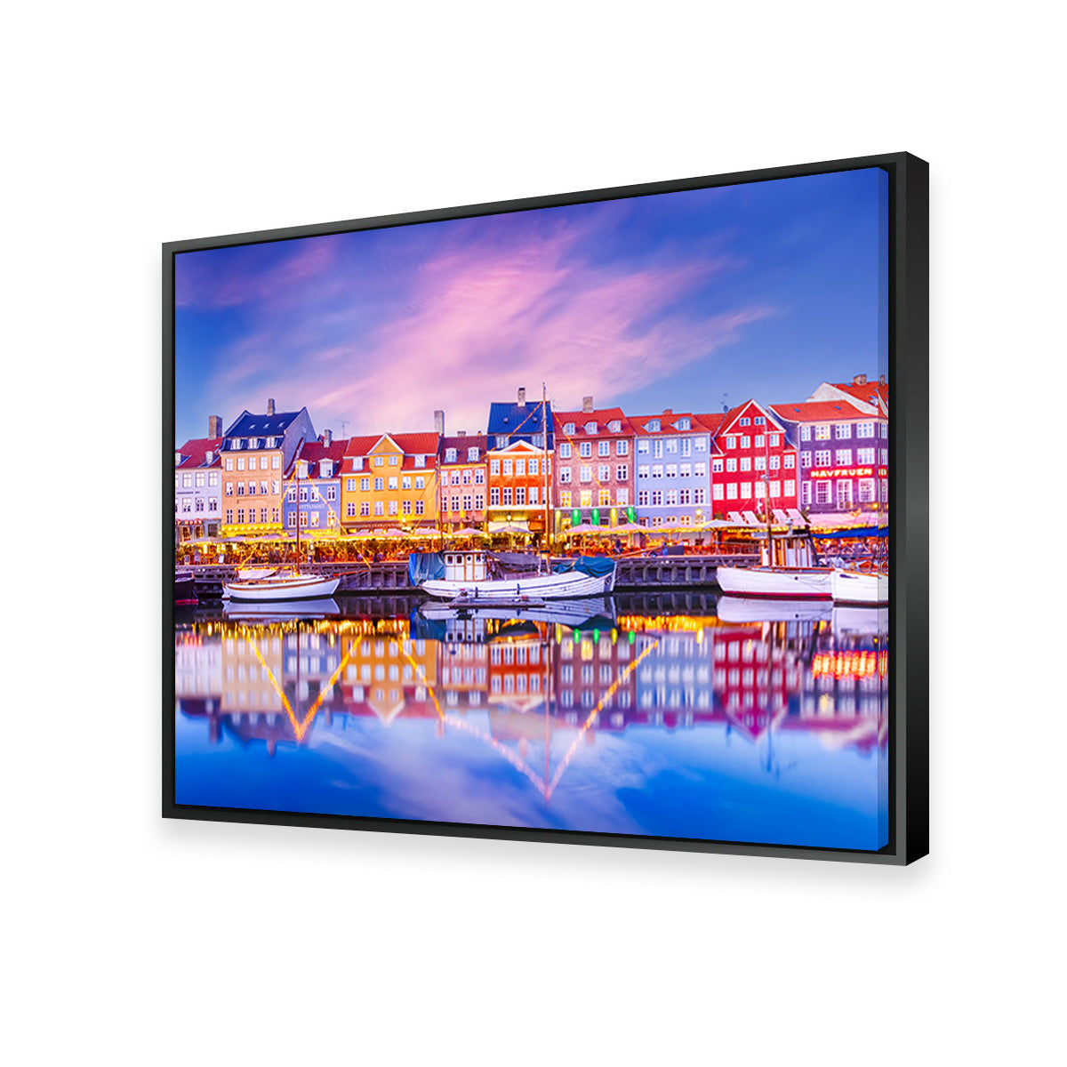 COPENHAGEN Nyhavn Idyllic Evening Impression Wall Art