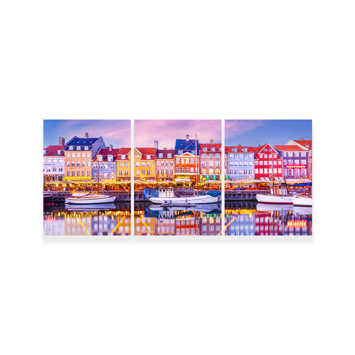 COPENHAGEN Nyhavn Idyllic Evening Impression Wall Art