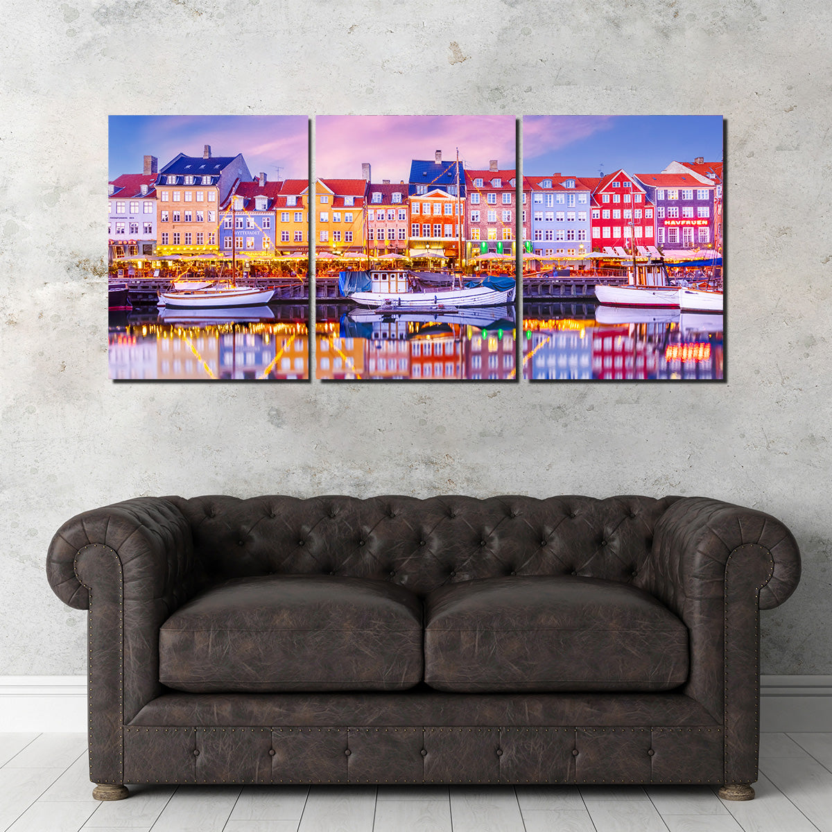 COPENHAGEN Nyhavn Idyllic Evening Impression Wall Art