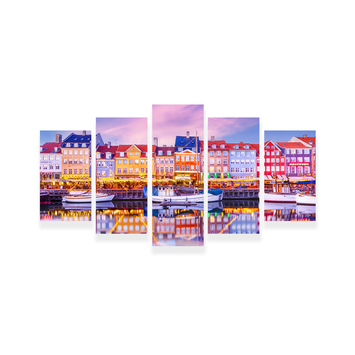 COPENHAGEN Nyhavn Idyllic Evening Impression Wall Art