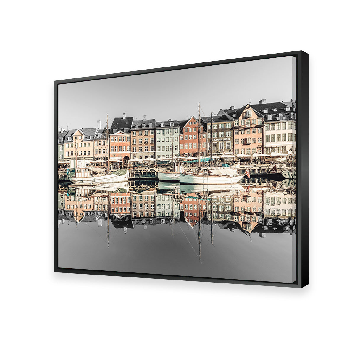COPENHAGEN VINTAGE Nyhavn in the Morning Wall Art