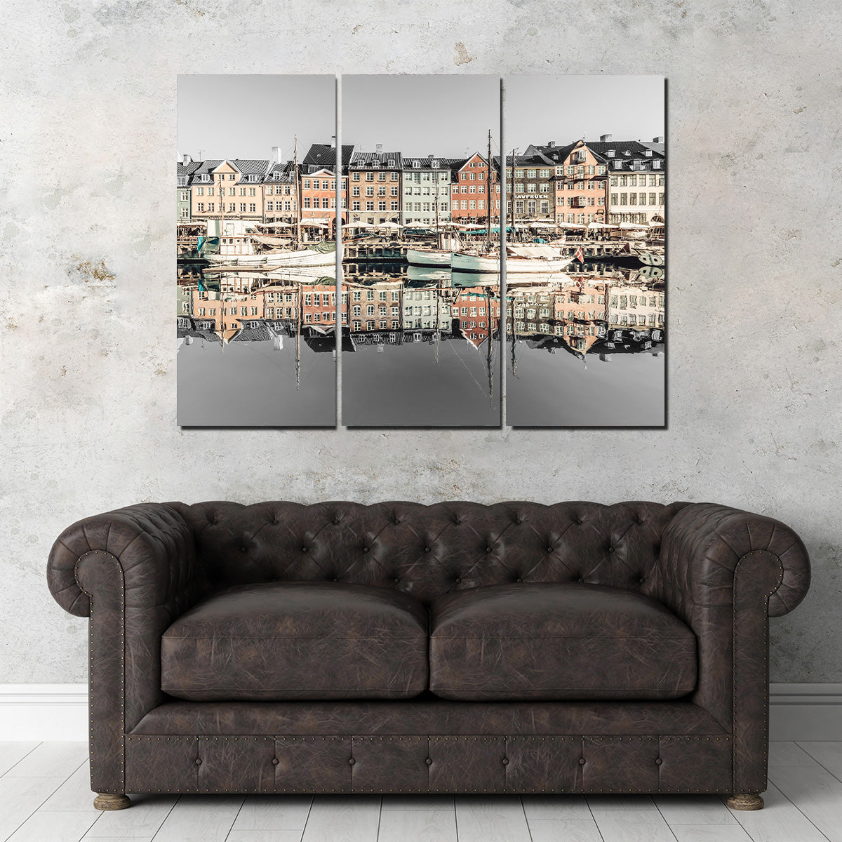 COPENHAGEN VINTAGE Nyhavn in the Morning Wall Art