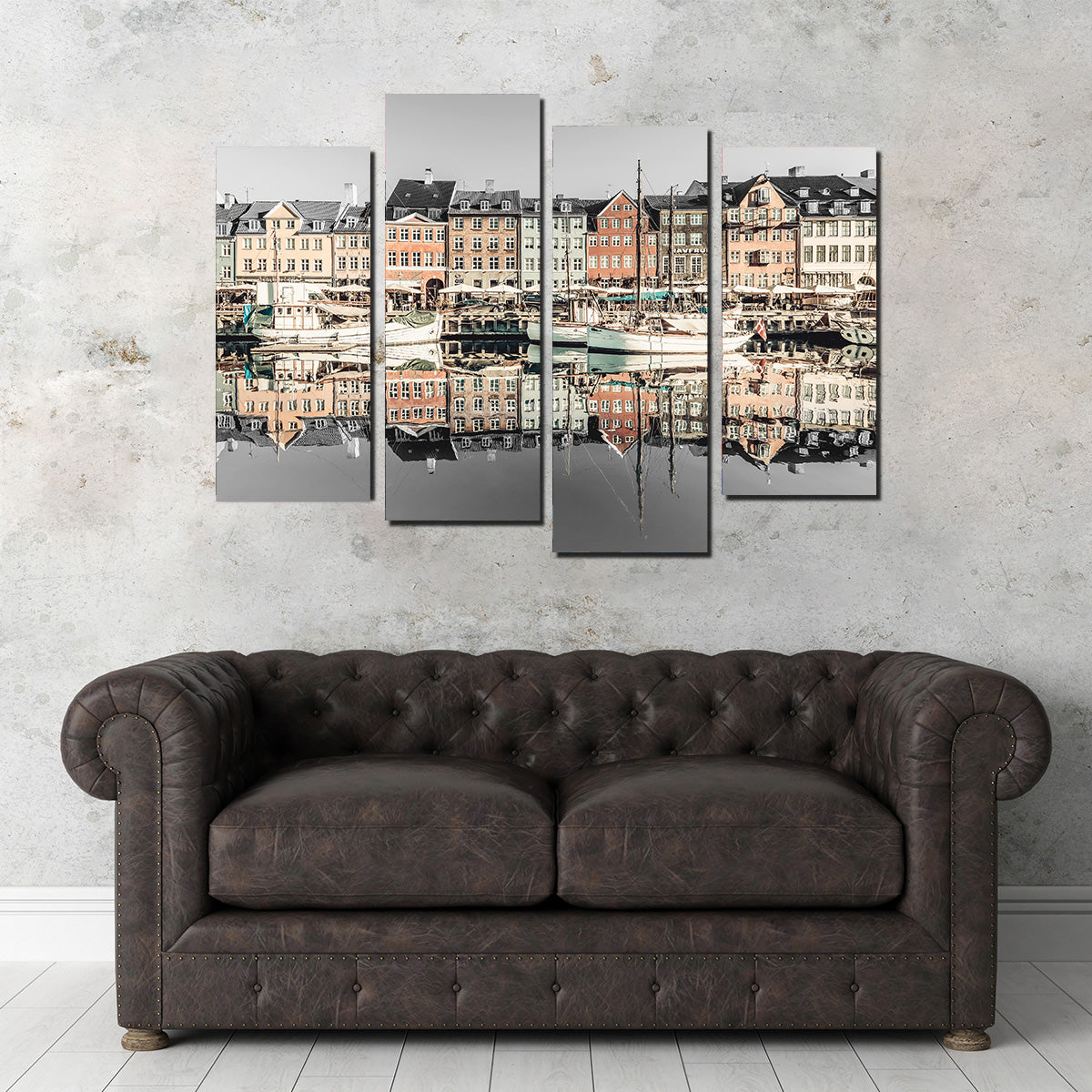 COPENHAGEN VINTAGE Nyhavn in the Morning Wall Art