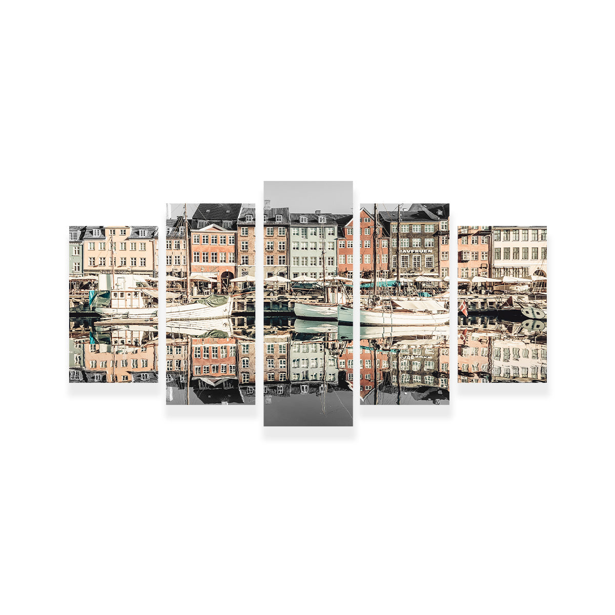COPENHAGEN VINTAGE Nyhavn in the Morning Wall Art