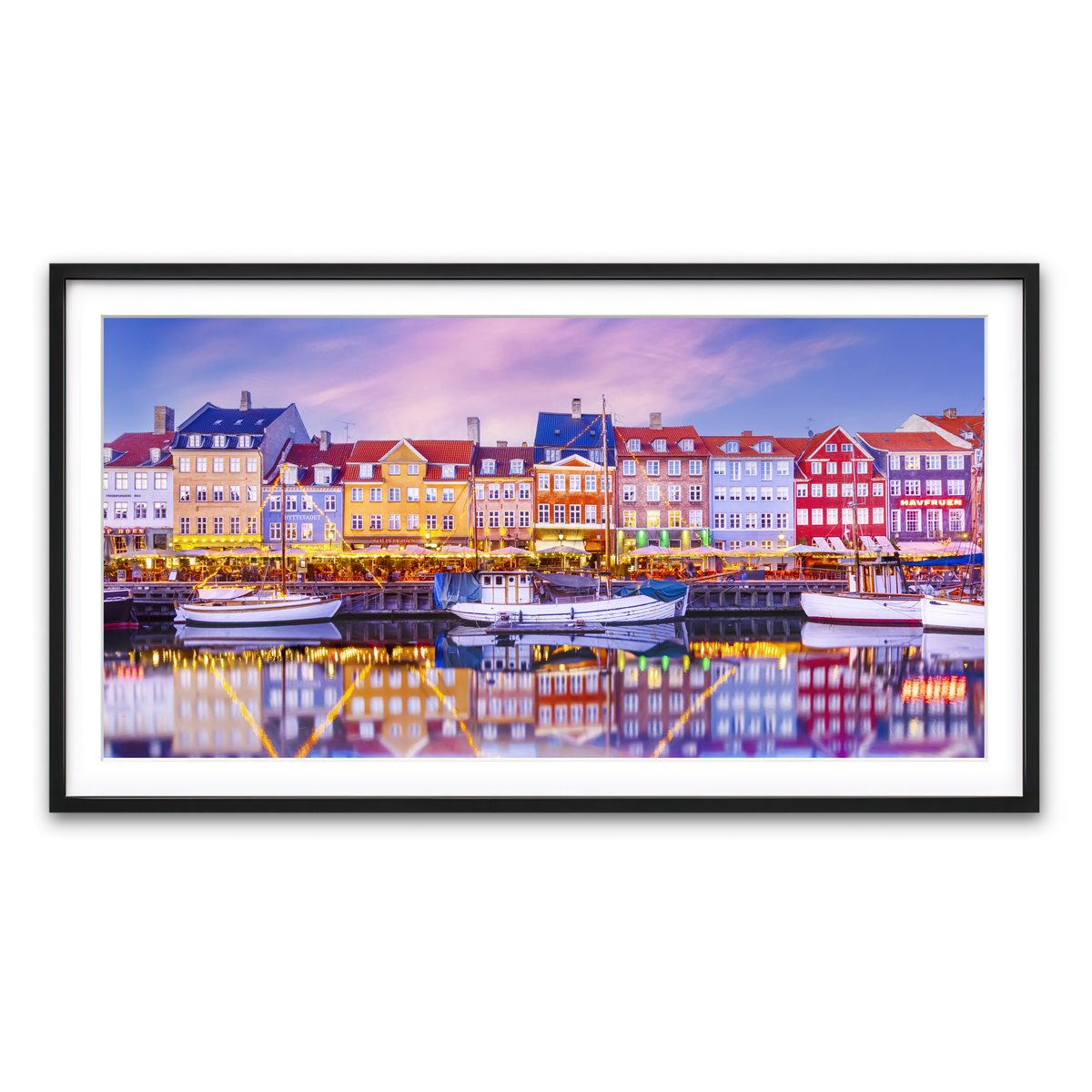 Framed Print 2x1 Black