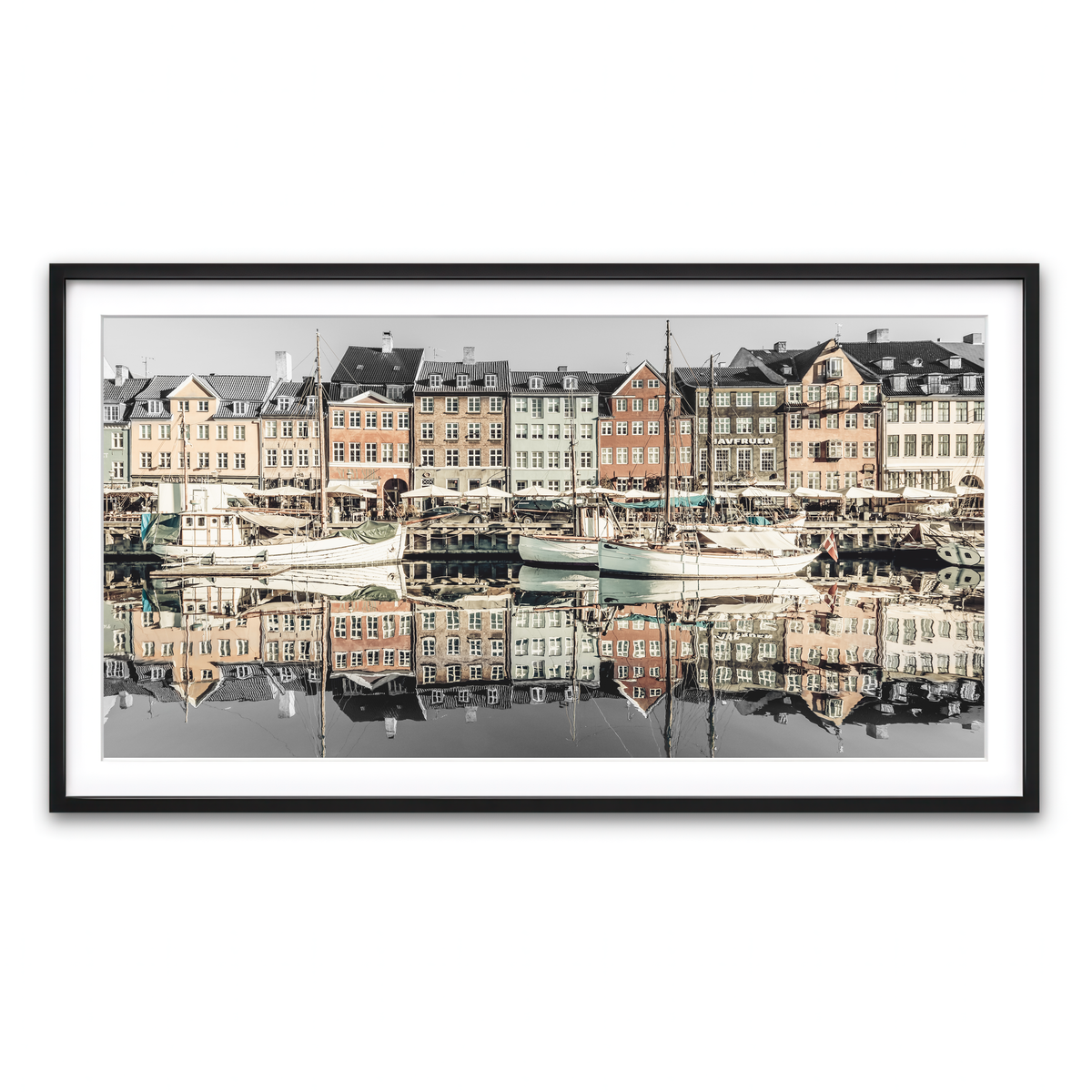 Framed Print 2x1 Black