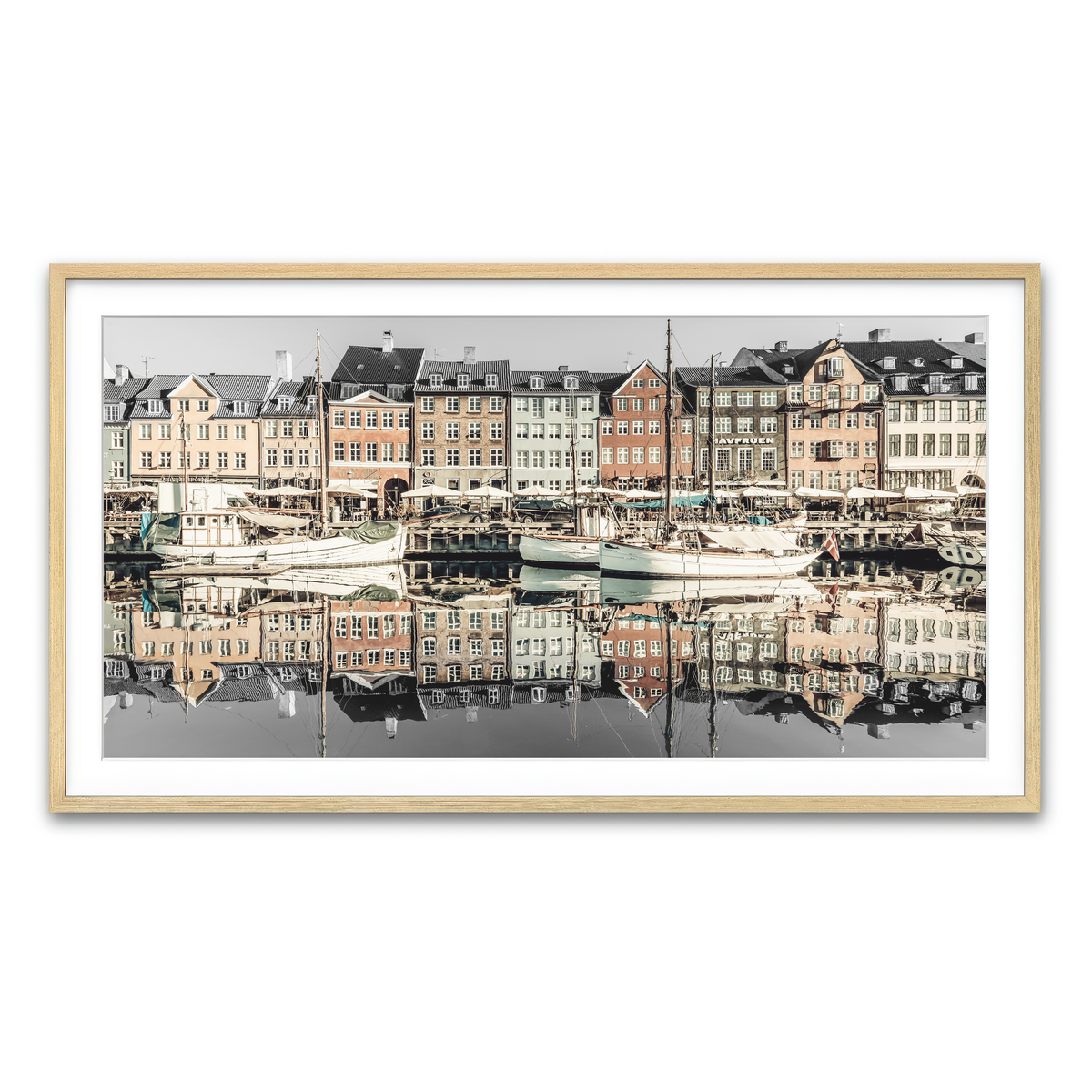Framed Print 2x1 Natural