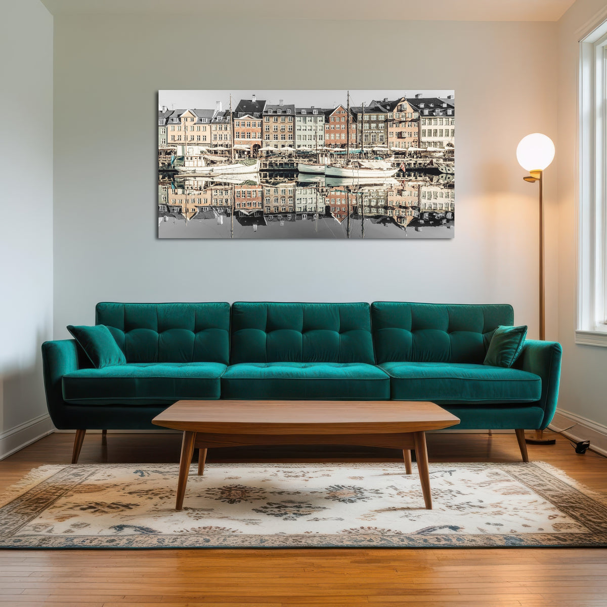 AUTO-MOCKUP ROOM | COPENHAGEN VINTAGE Nyhavn in the morning