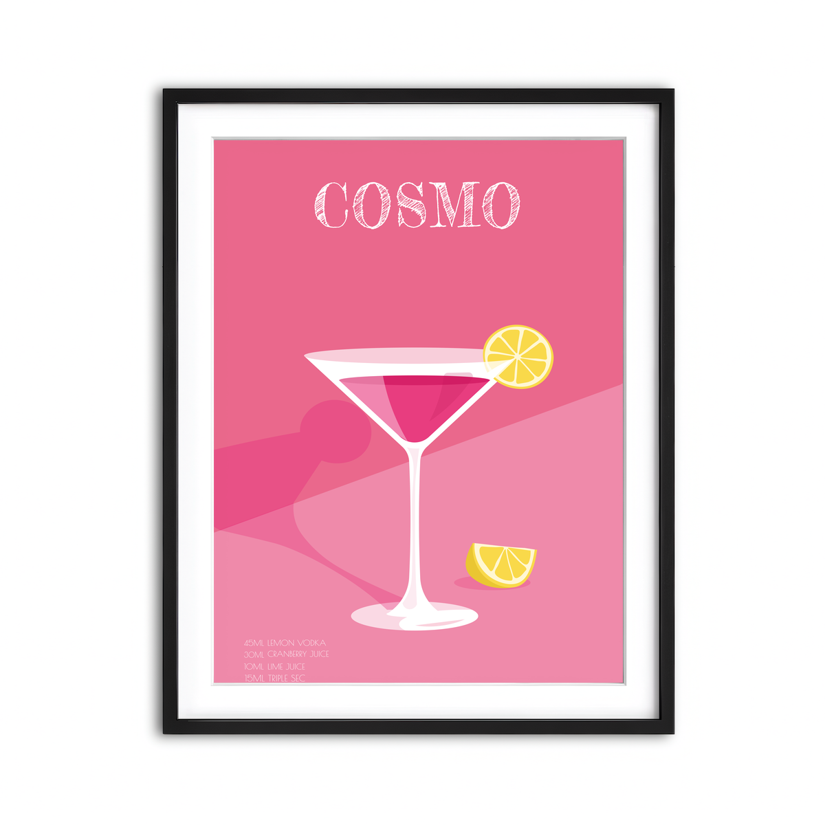 Framed Print 3x4 Black