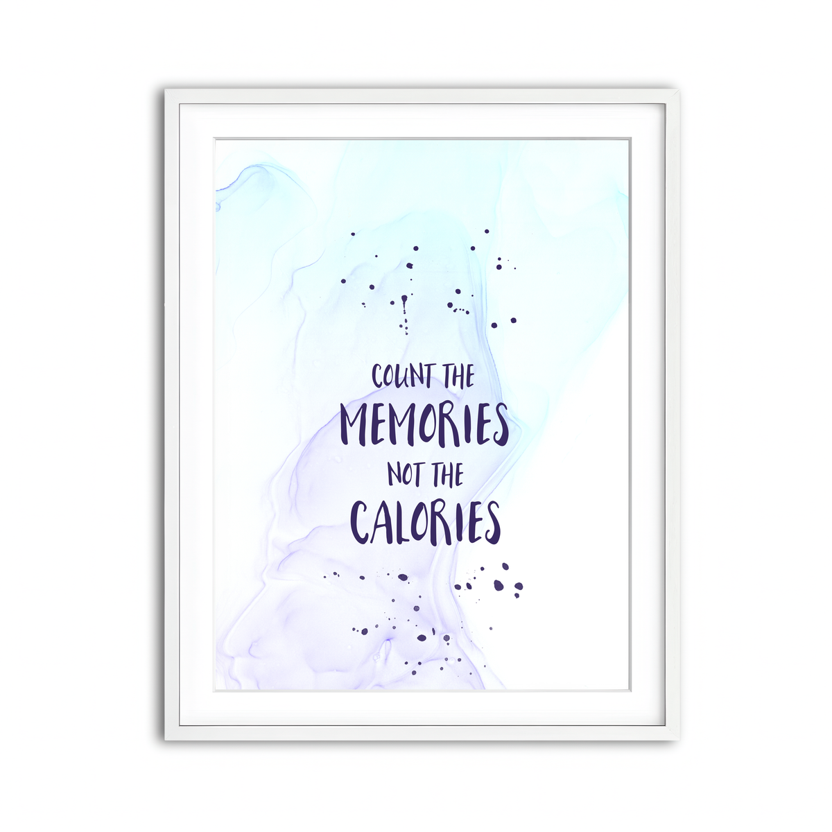 Framed Print 3x4 White