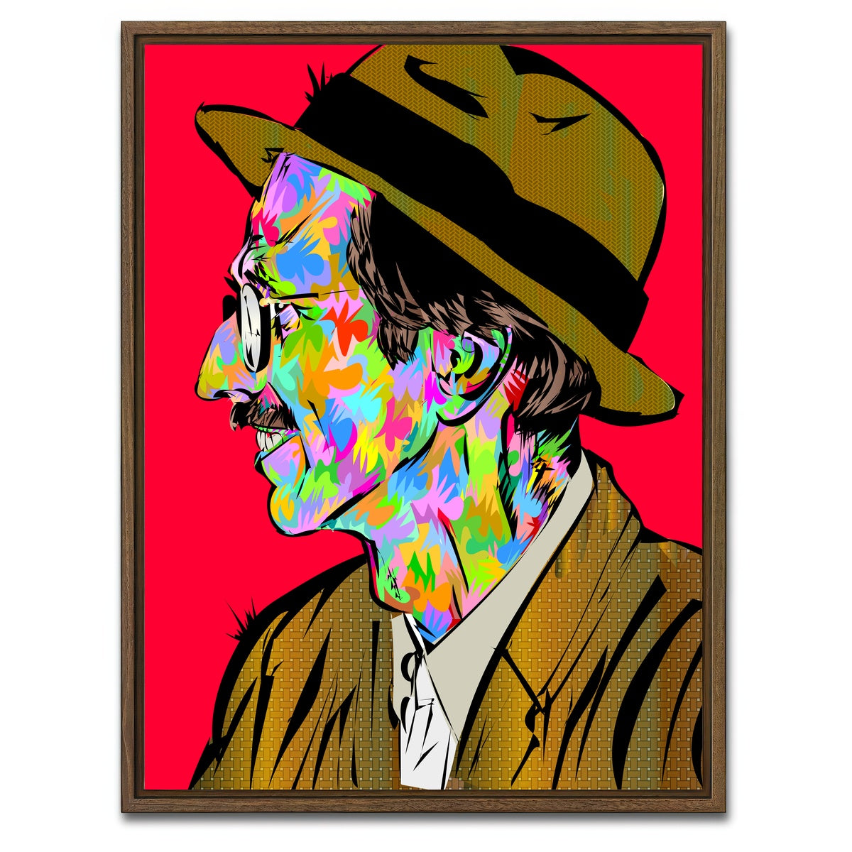 AUTO-MOCKUP WHITE | CRUMB | 1 Piece | Walnut Framed Canvas | group=3x4