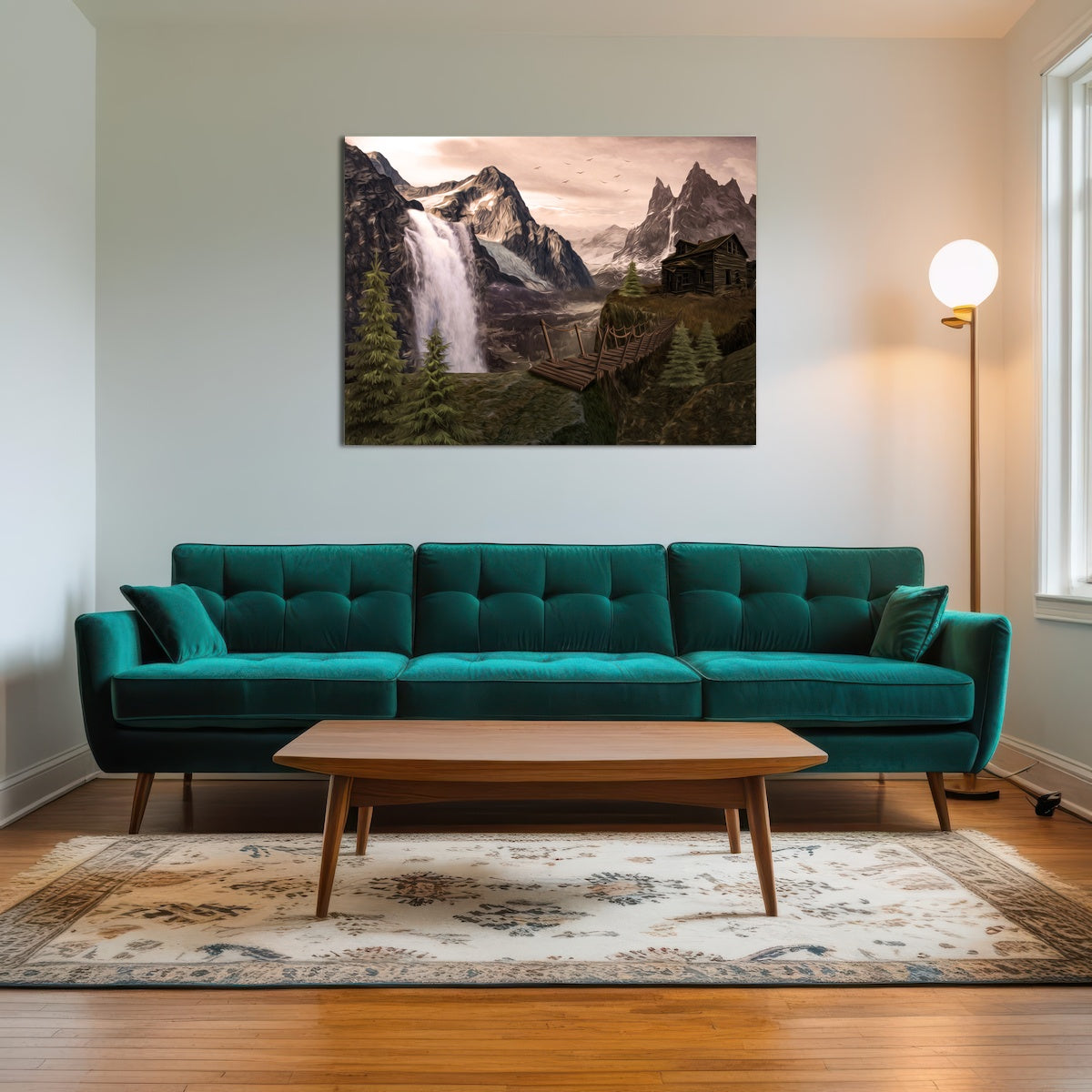 AUTO-MOCKUP ROOM | Cabin on a Cliff