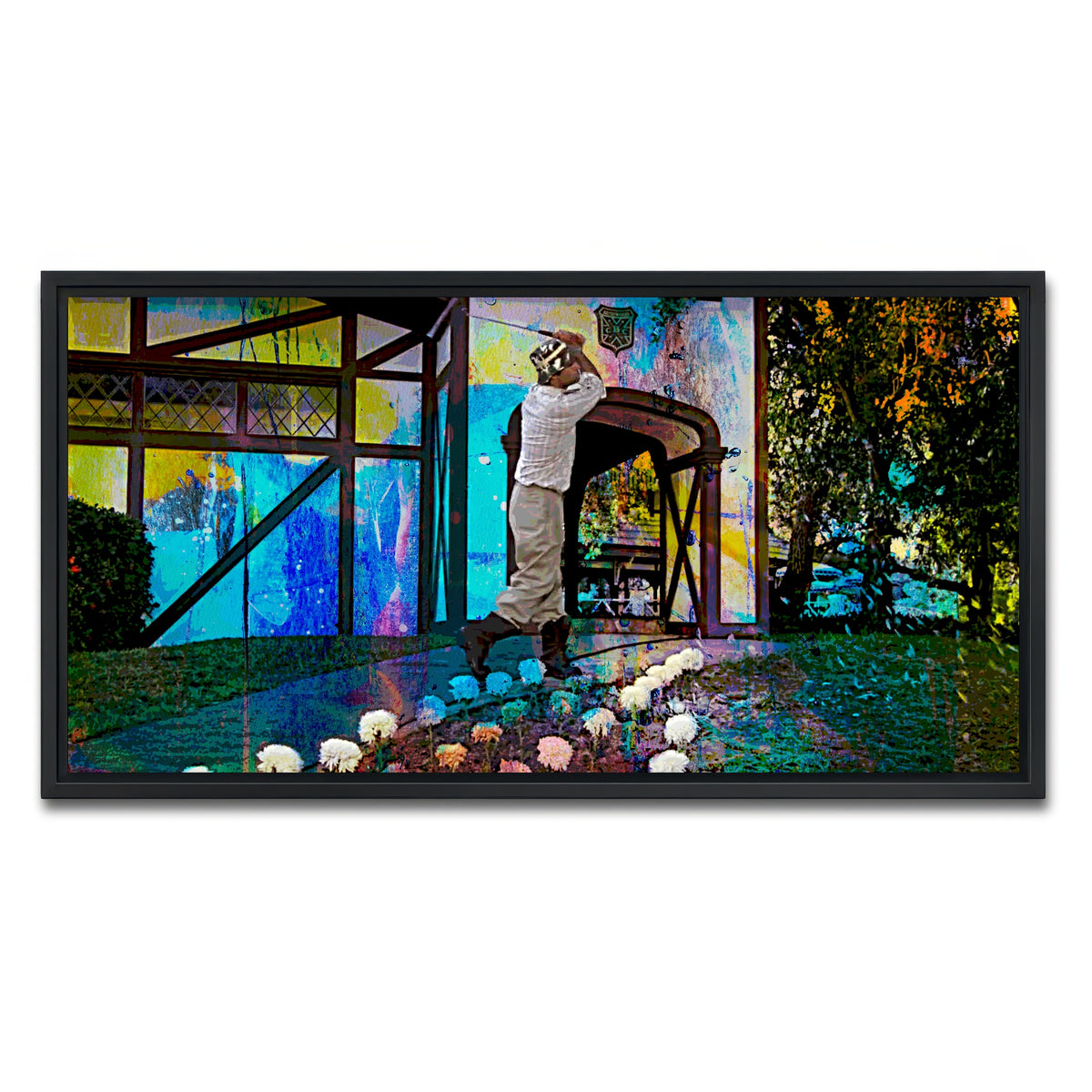 AUTO-MOCKUP WHITE | Caddyshack Cinderella Story | 1 Piece | Black Framed Canvas | group=2x1
