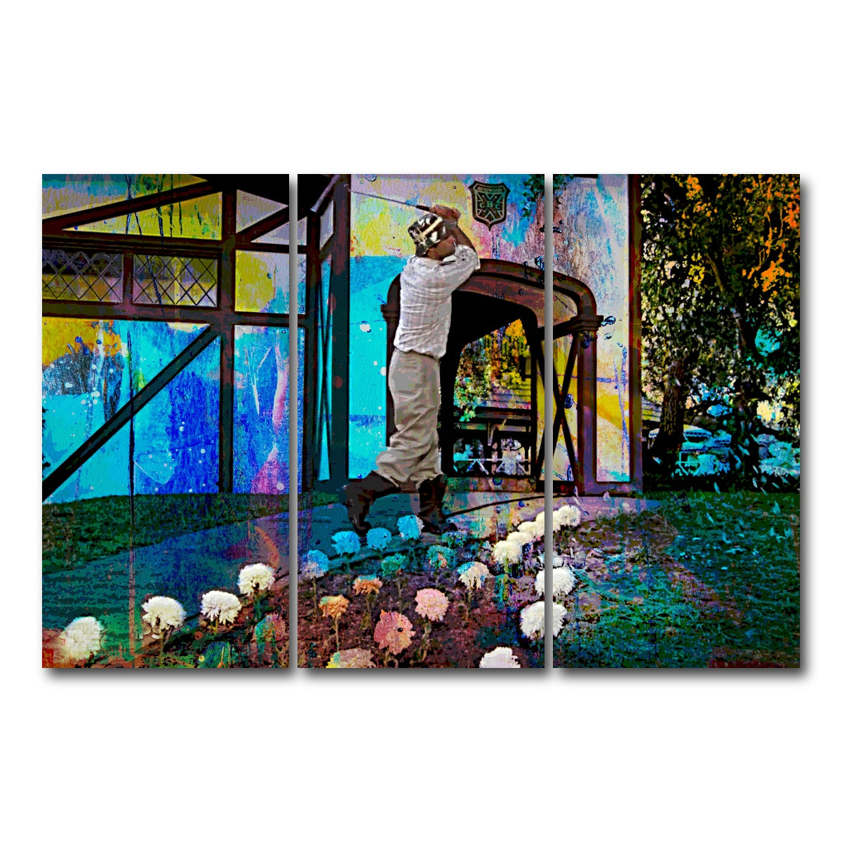 AUTO-MOCKUP WHITE | Caddyshack Cinderella Story | 3 Piece | Gallery Wrap Canvas | group=12x24