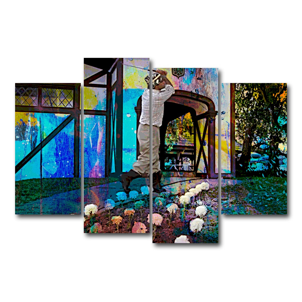 AUTO-MOCKUP WHITE | Caddyshack Cinderella Story | 4 Piece | Gallery Wrap Canvas | group=4_short