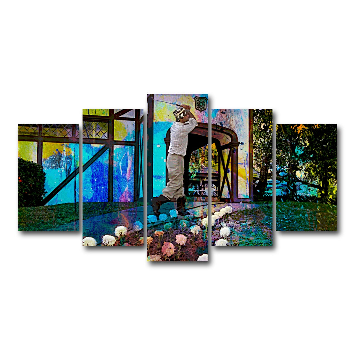 AUTO-MOCKUP WHITE | Caddyshack Cinderella Story | 5 Piece | Gallery Wrap Canvas | group=5_normal