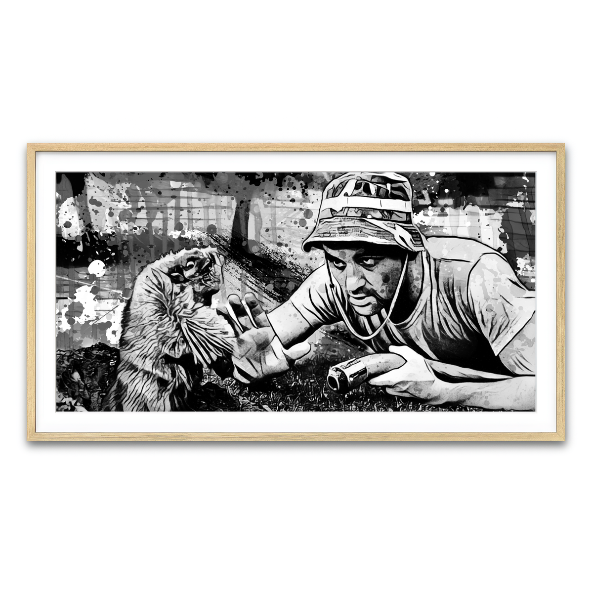 Framed Print 2x1 Natural