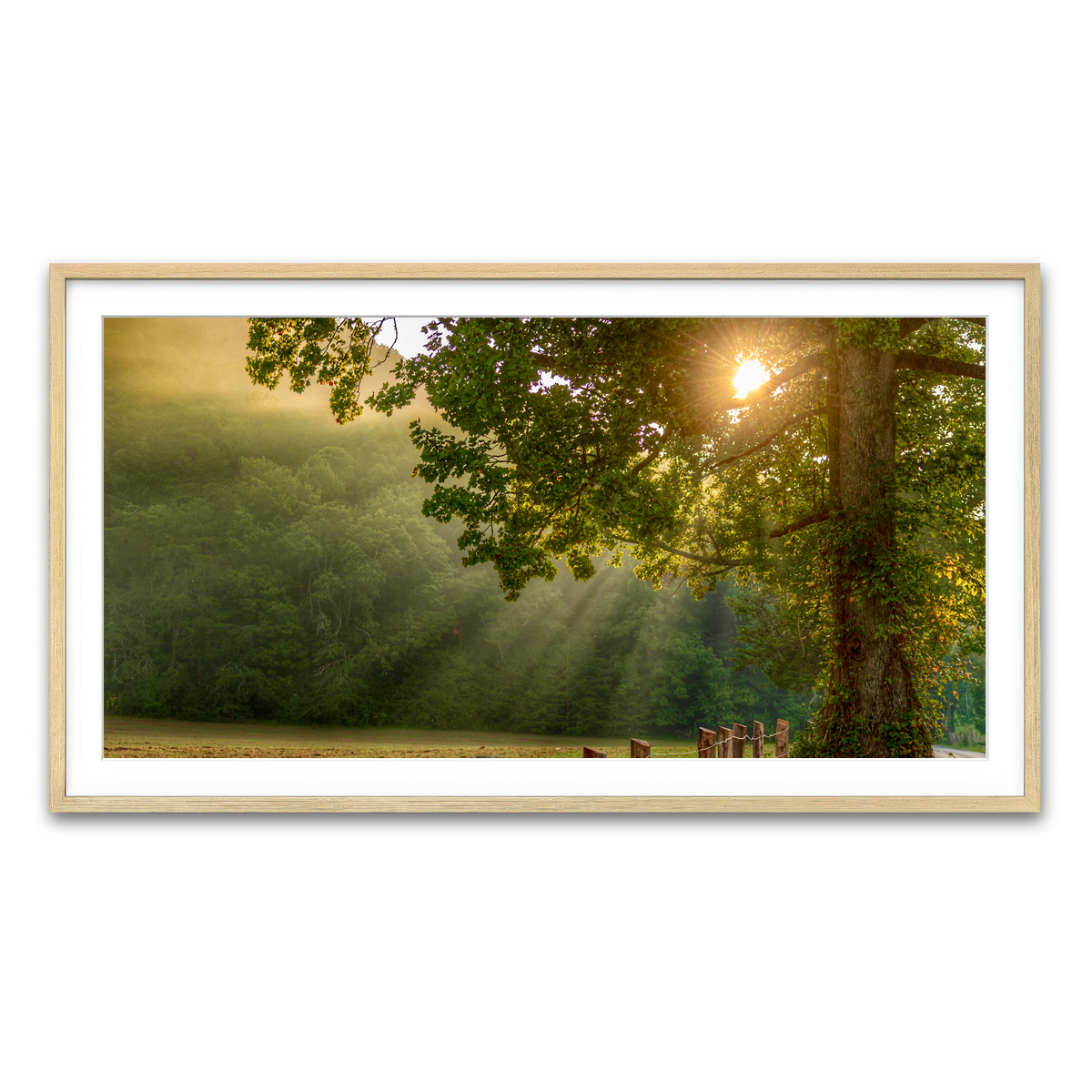 Framed Print 2x1 Natural