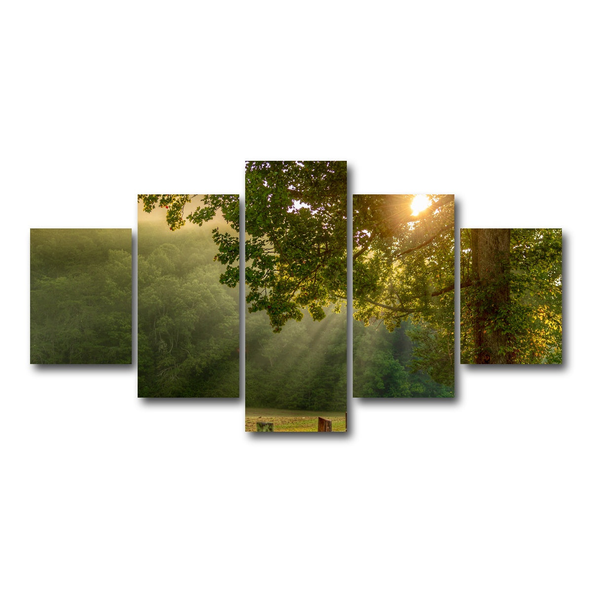 AUTO-MOCKUP WHITE | Cades Cove | 5 Piece | Gallery Wrap Canvas | group=5_short