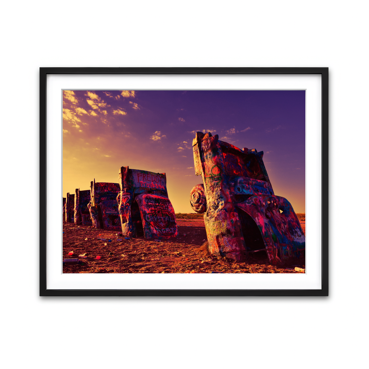 Framed Print 4x3 Black