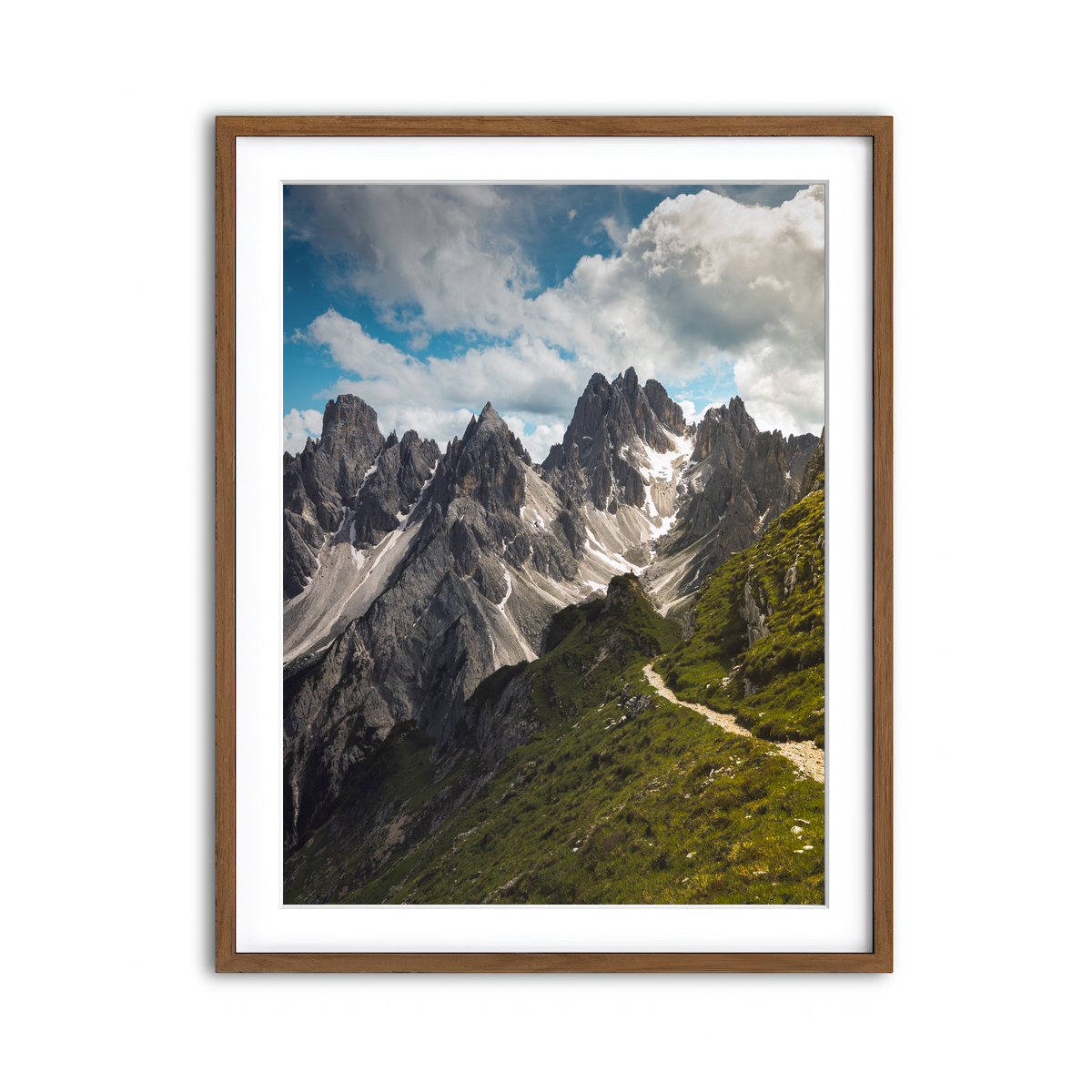 Framed Print 3x4 Walnut