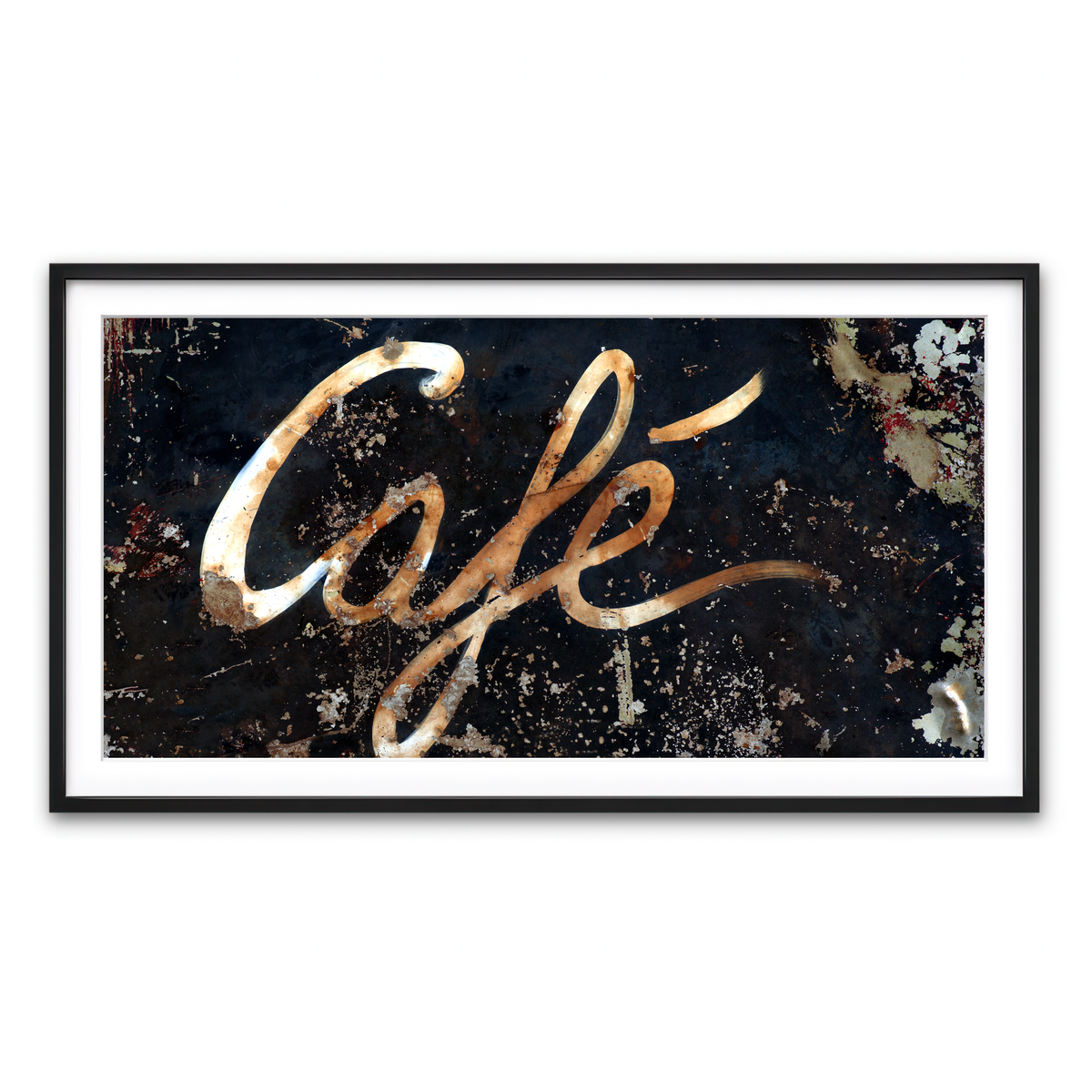 Framed Print 2x1 Black