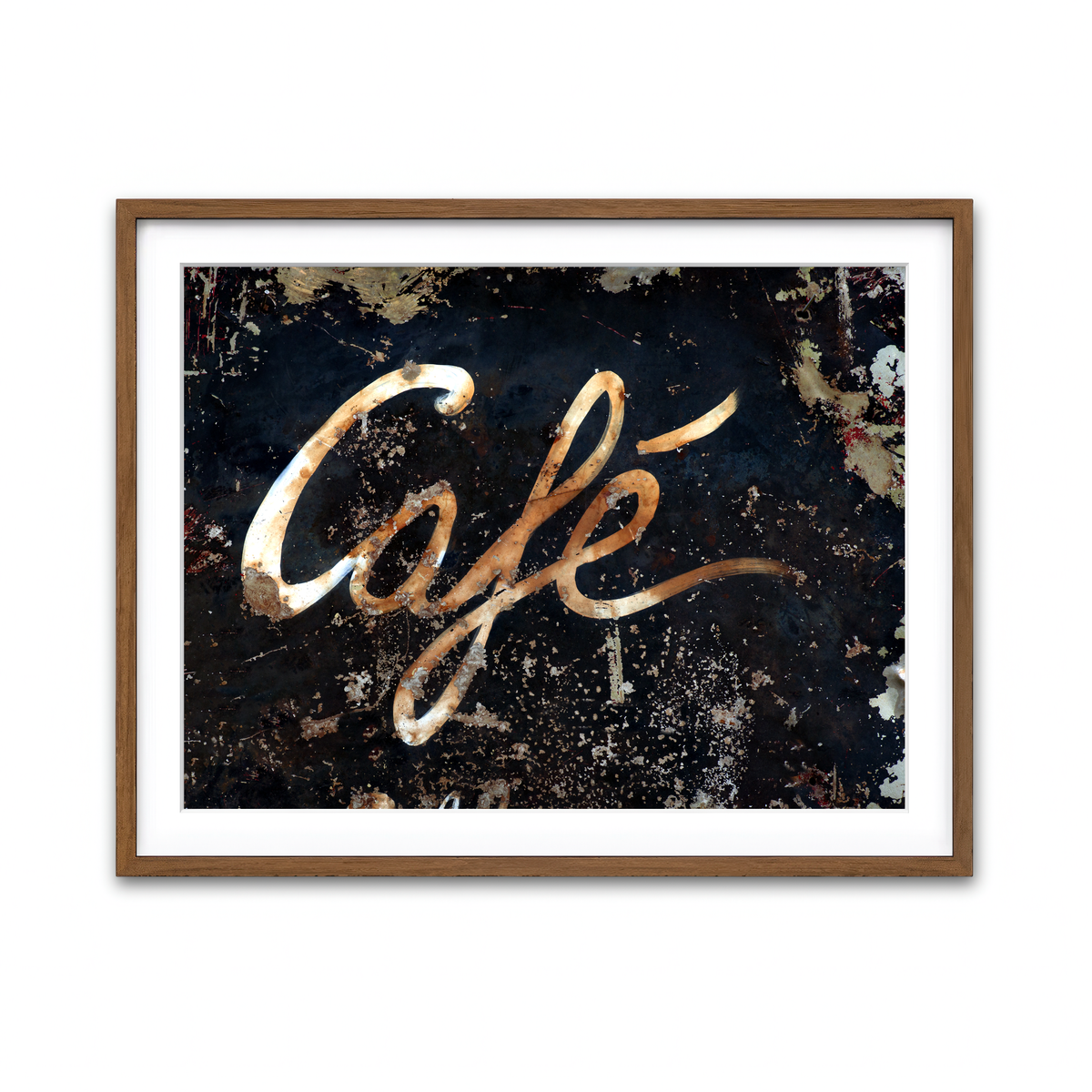 Framed Print 4x3 Walnut