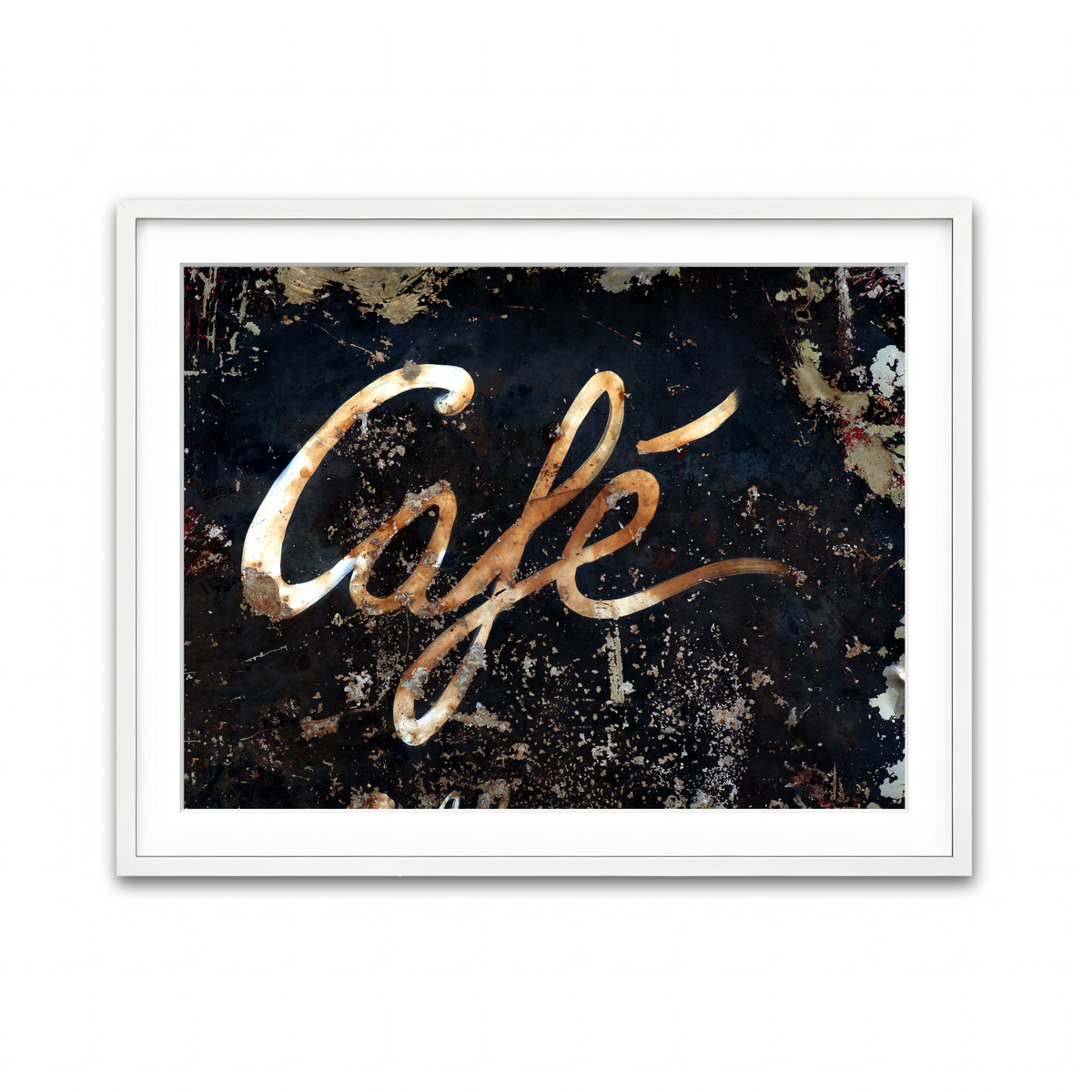 Framed Print 4x3 White