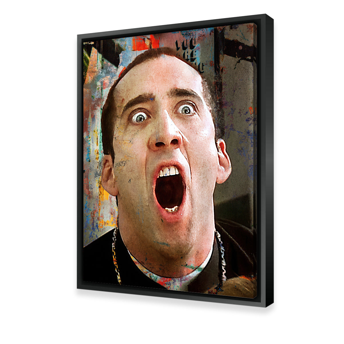 Cage Face/Off Wall Art