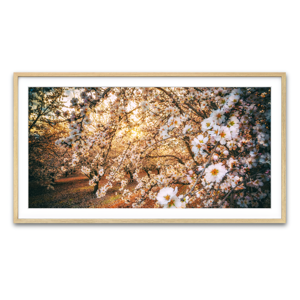 Framed Print 2x1 Natural