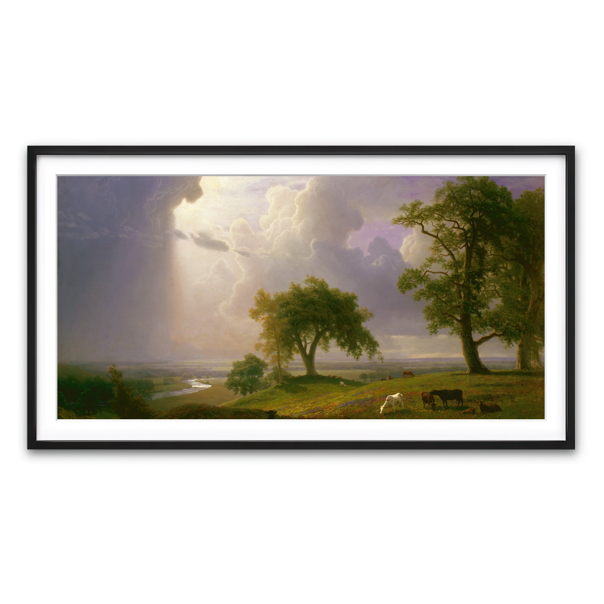 Framed Print 2x1 Black