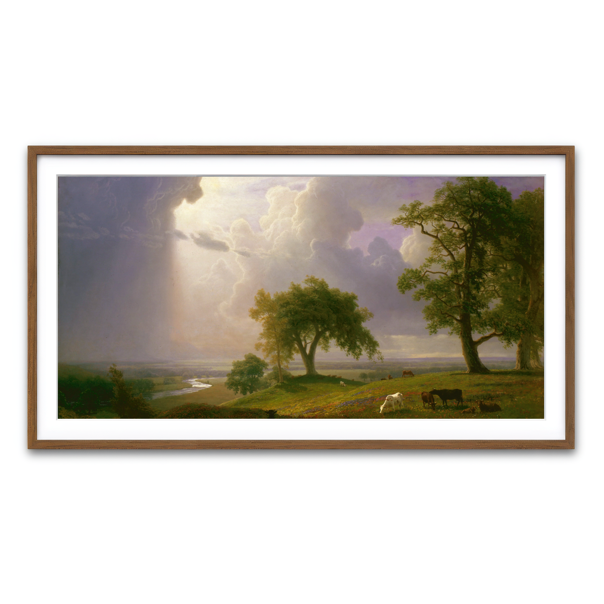 Framed Print 2x1 Walnut