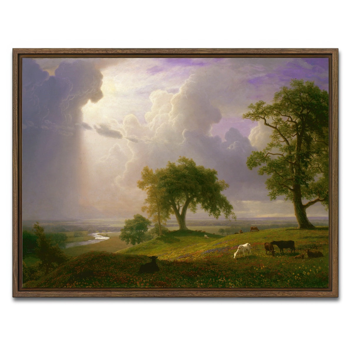 AUTO-MOCKUP WHITE | California Spring | 1 Piece | Walnut Framed Canvas | group=4x3