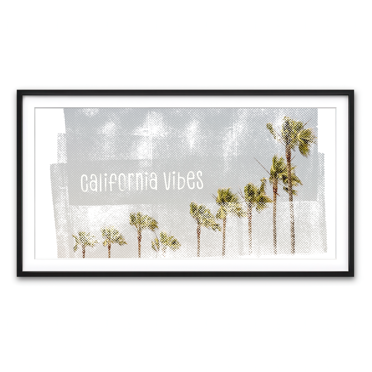 Framed Print 2x1 Black