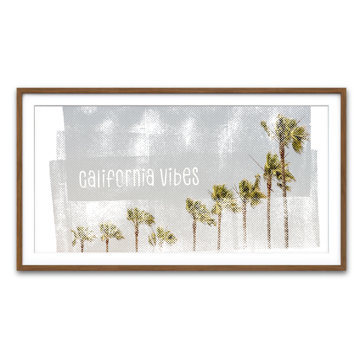 Framed Print 2x1 Walnut