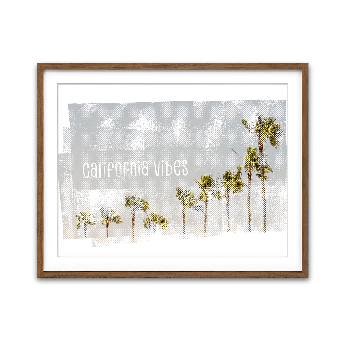 Framed Print 4x3 Walnut