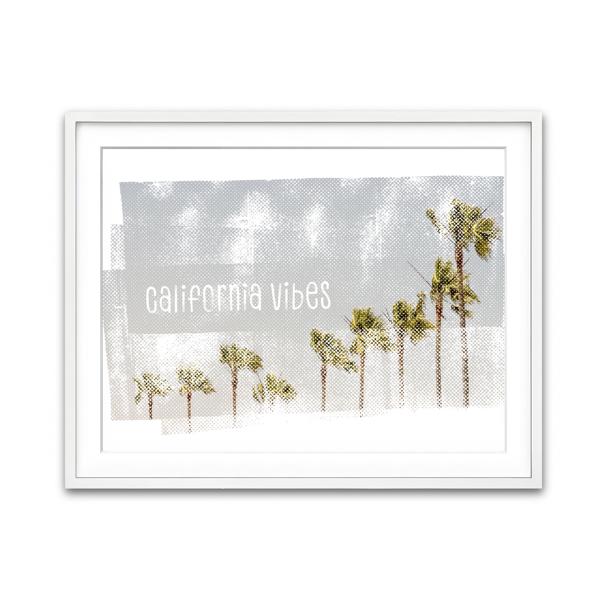 Framed Print 4x3 White