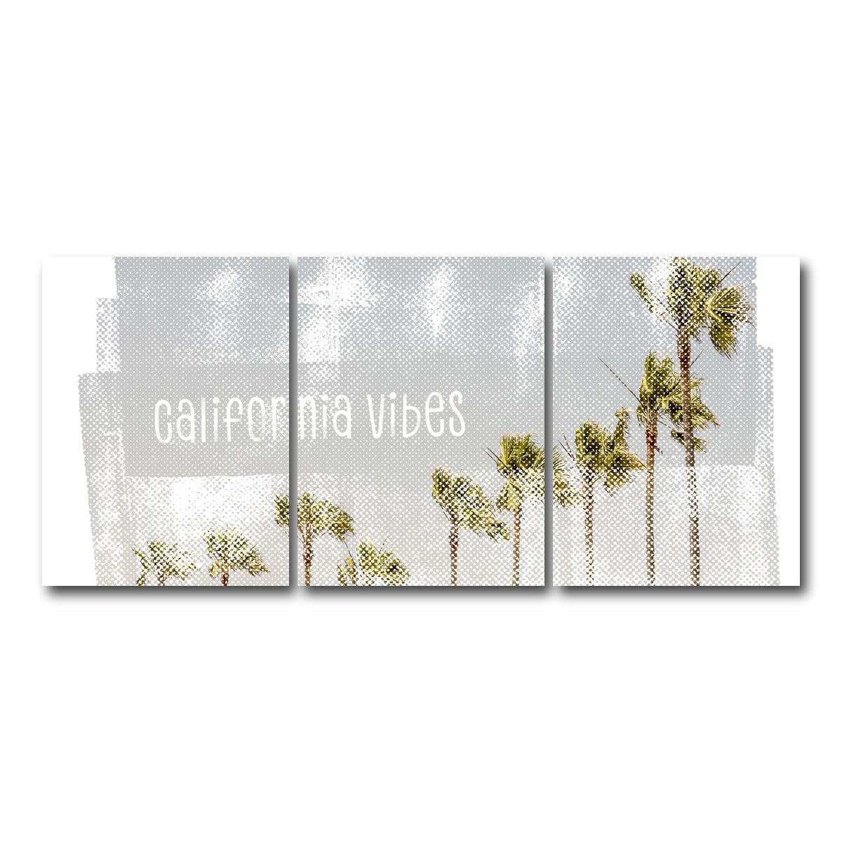 AUTO-MOCKUP WHITE | California Vibes Vintage | 3 Piece | Gallery Wrap Canvas | group=18x24