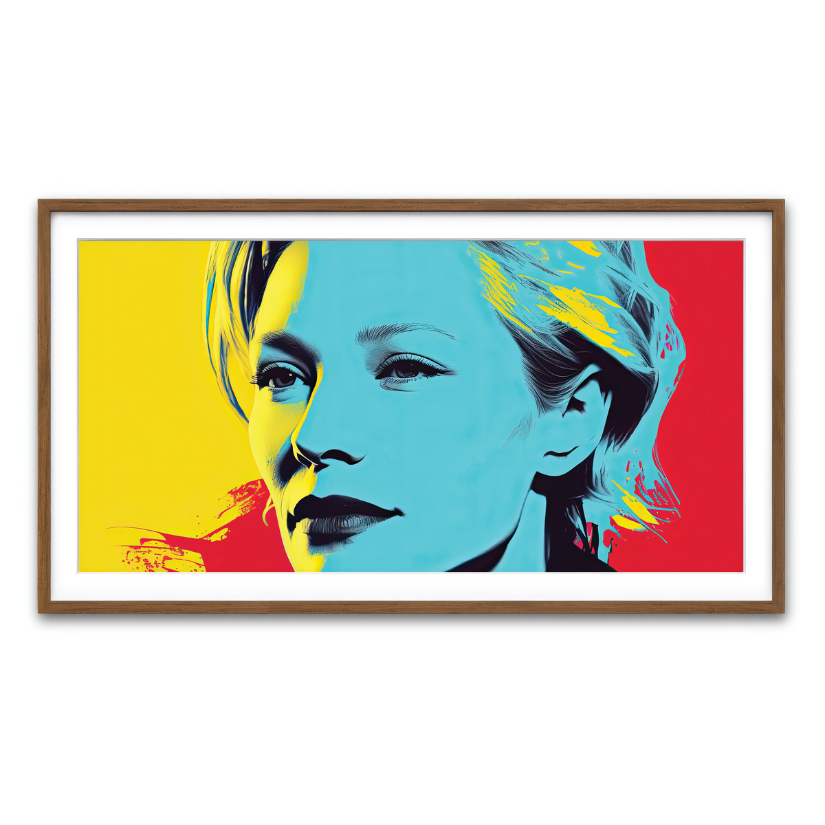 Framed Print 2x1 Walnut