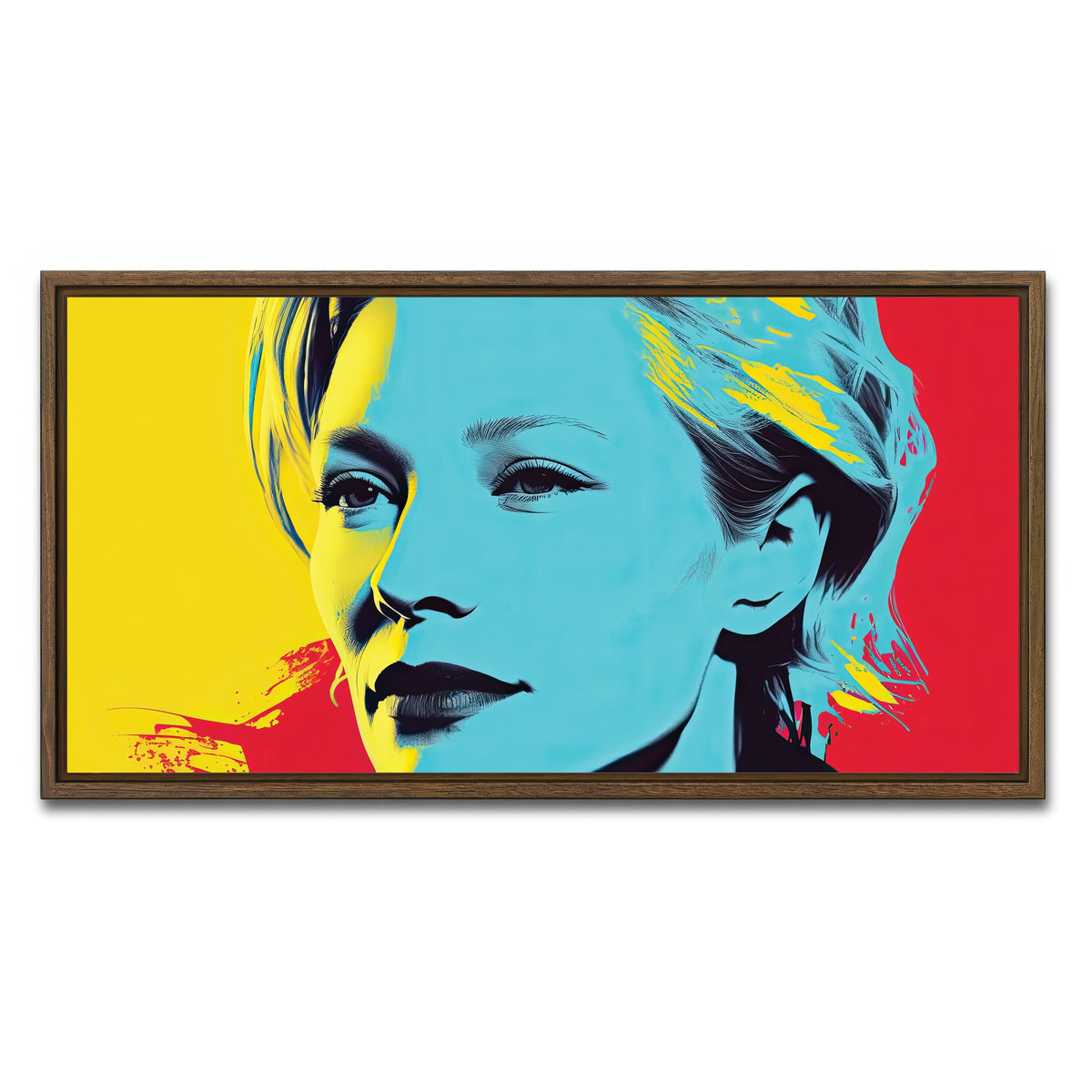 AUTO-MOCKUP WHITE | Call Me Cate | 1 Piece | Walnut Framed Canvas | group=2x1