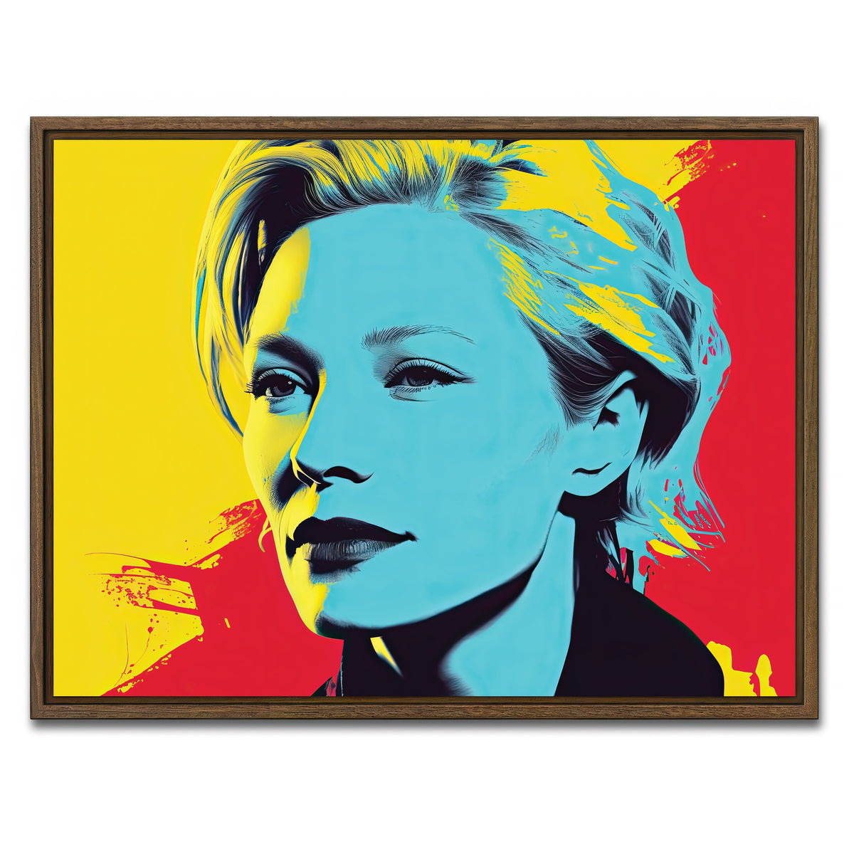 AUTO-MOCKUP WHITE | Call Me Cate | 1 Piece | Walnut Framed Canvas | group=4x3